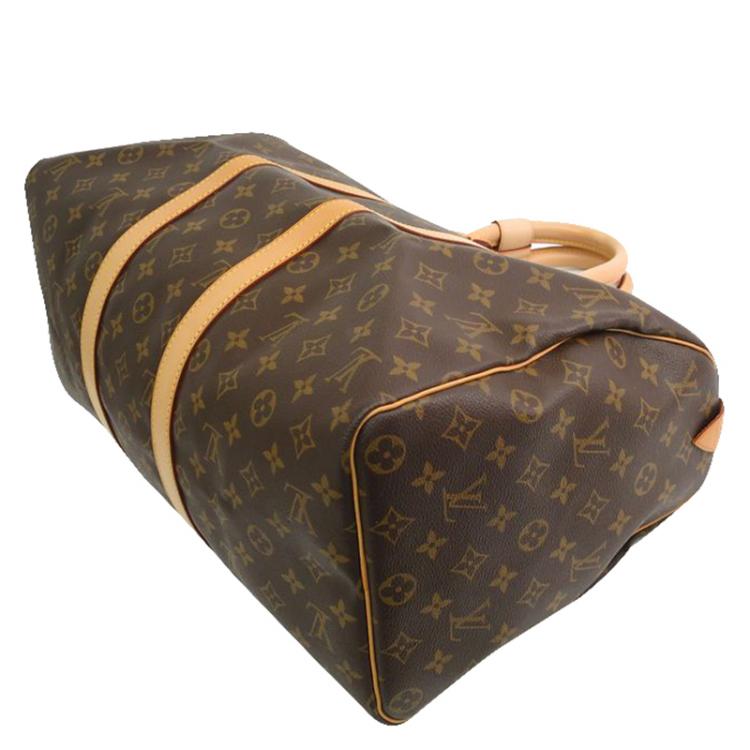 Pre Owned Louis Vuitton Monogram Canvas Keepall 45