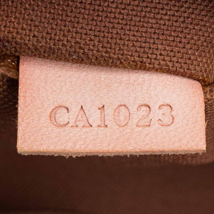 Pre Owned Louis Vuitton Monogram Canvas Abbesses Messenger Bag