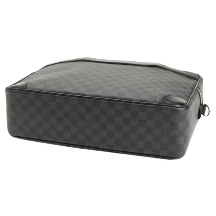 Pre Owned Louis Vuitton Damier Graphite Porte Documents Voyage Briefcase GM