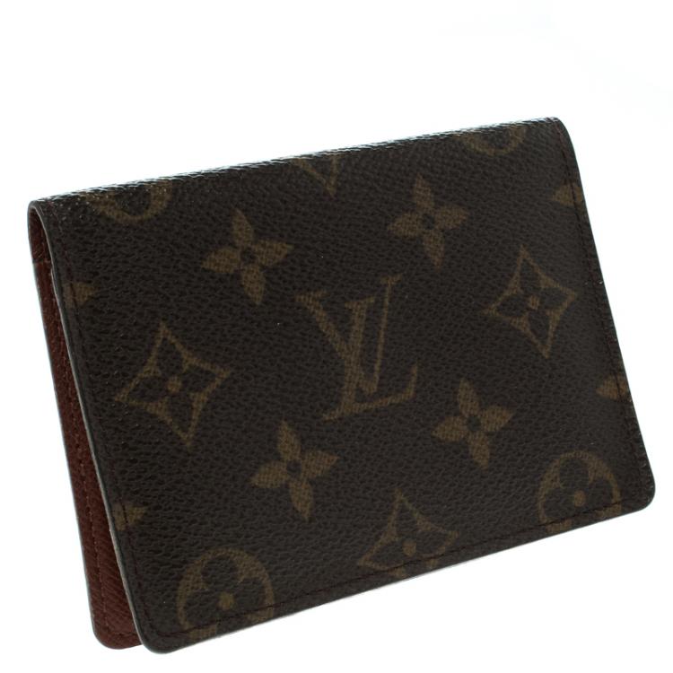Pre Owned Louis vuitton Monogram Canvas ID Card Holder

