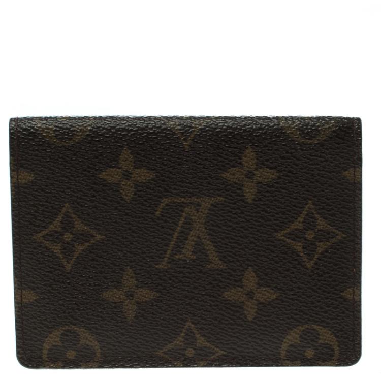 Pre Owned Louis vuitton Monogram Canvas ID Card Holder
