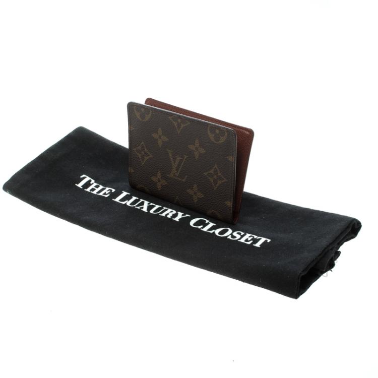 Pre Owned Louis vuitton Monogram Canvas ID Card Holder
