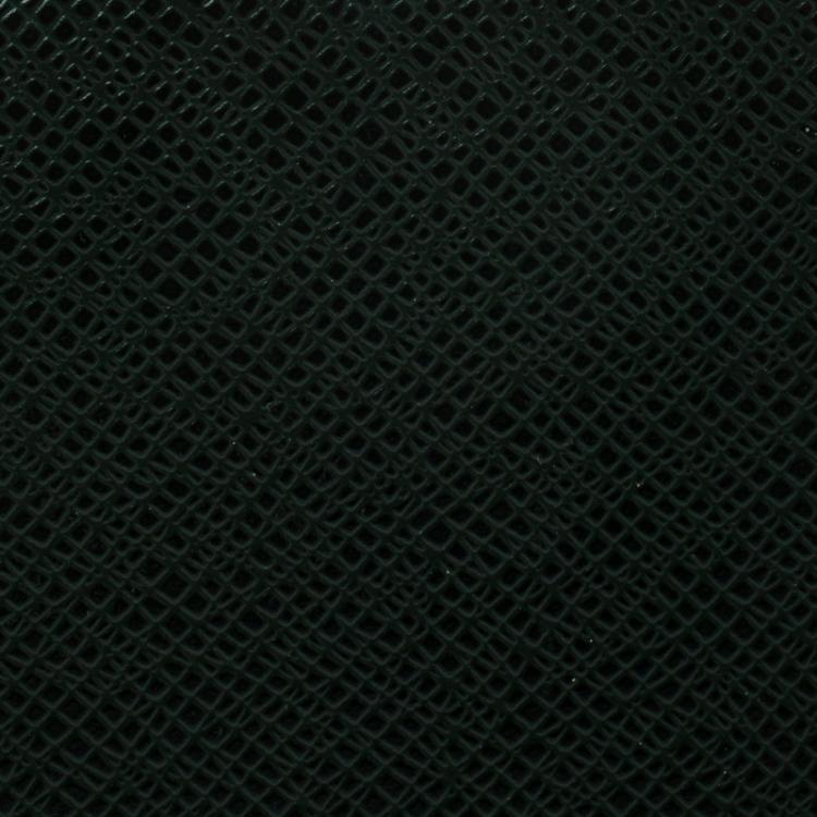 Pre Owned Louis Vuitton Dark Green Taiga Leather Pass ID Card Holder