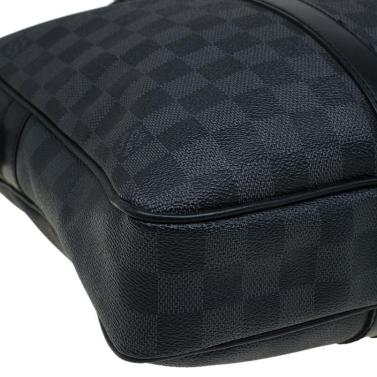Pre Owned Louis Vuitton Damier Graphite Canvas Porte Documents Voyage PM Bag