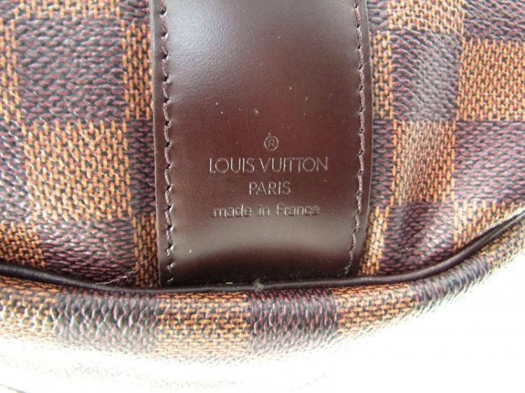 Pre Owned Louis Vuitton Damier Ebene Canvas Sac Polochon Duffel Bag