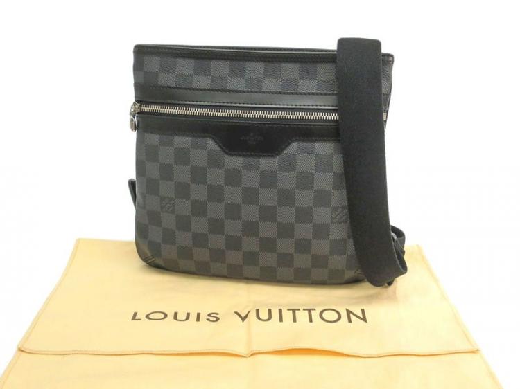 Pre Owned Louis Vuitton Damier Graphite Canvas Thomas Messenger Bag