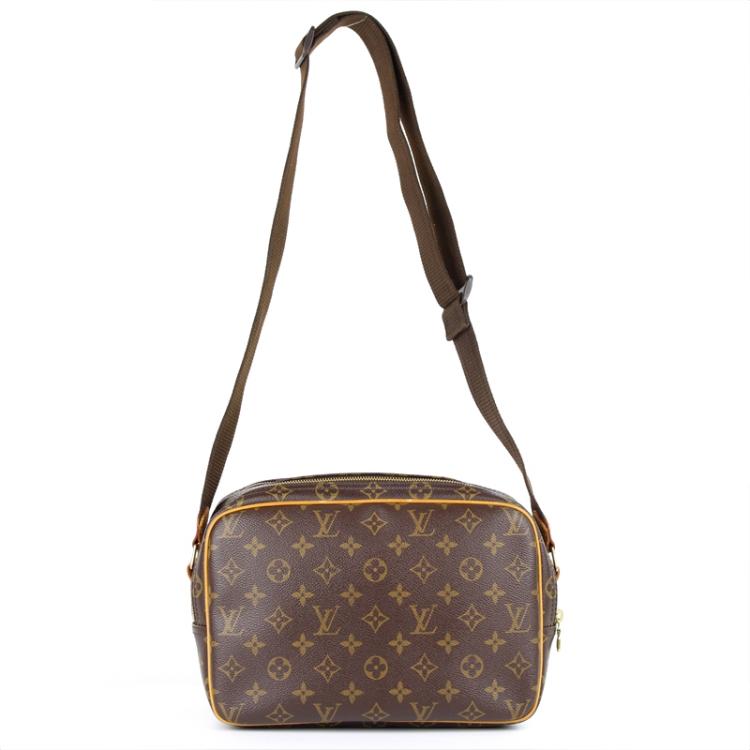 Pre Owned Louis Vuitton Monogram Canvas Reporter PM Bag