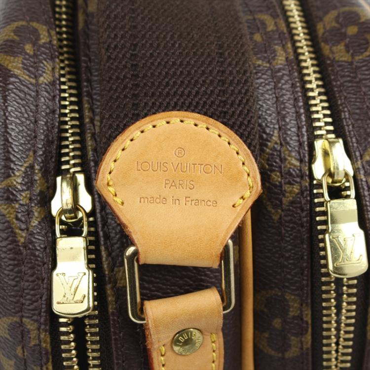 Pre Owned Louis Vuitton Monogram Canvas Reporter PM Bag