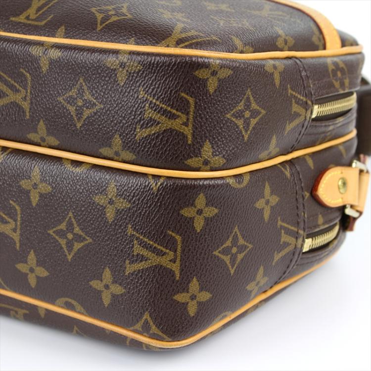 Pre Owned Louis Vuitton Monogram Canvas Reporter PM Bag