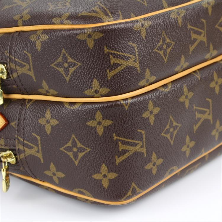 Pre Owned Louis Vuitton Monogram Canvas Reporter PM Bag