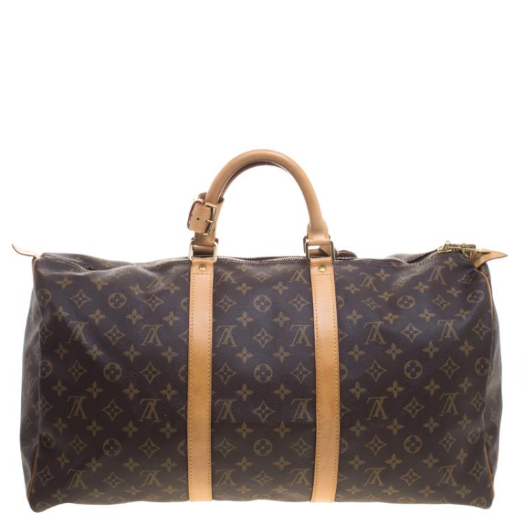 Pre Owned Louis Vuitton Monogram Canvas Keepall 50