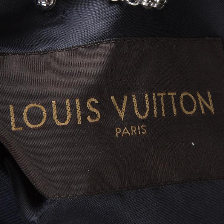 Pre Owned Louis Vuitton Spring 2016 Colorblock Crane Embroidered Sweatshirt XXL