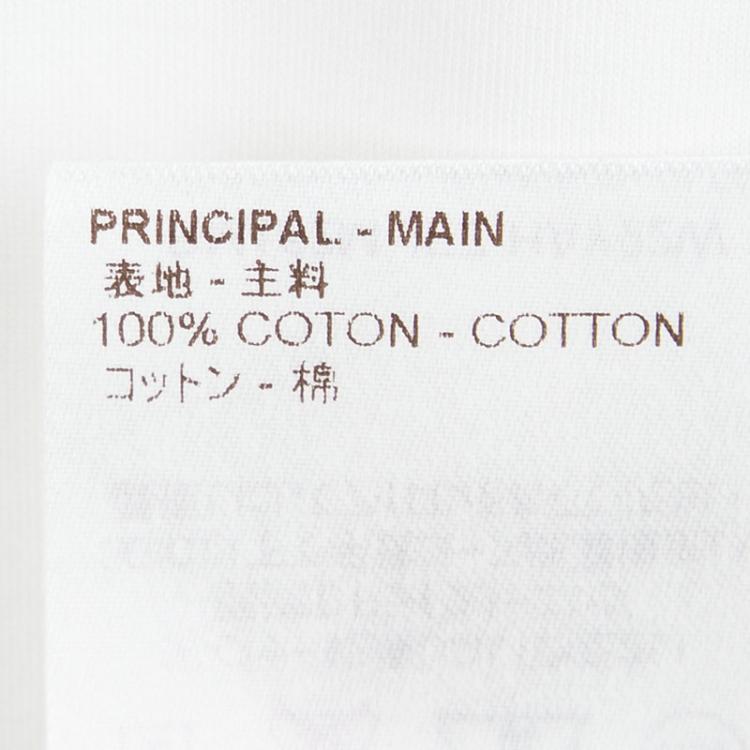 Pre Owned Louis Vuitton Multicolor Cotton Abstract Print Logo Detail Tshirt XL