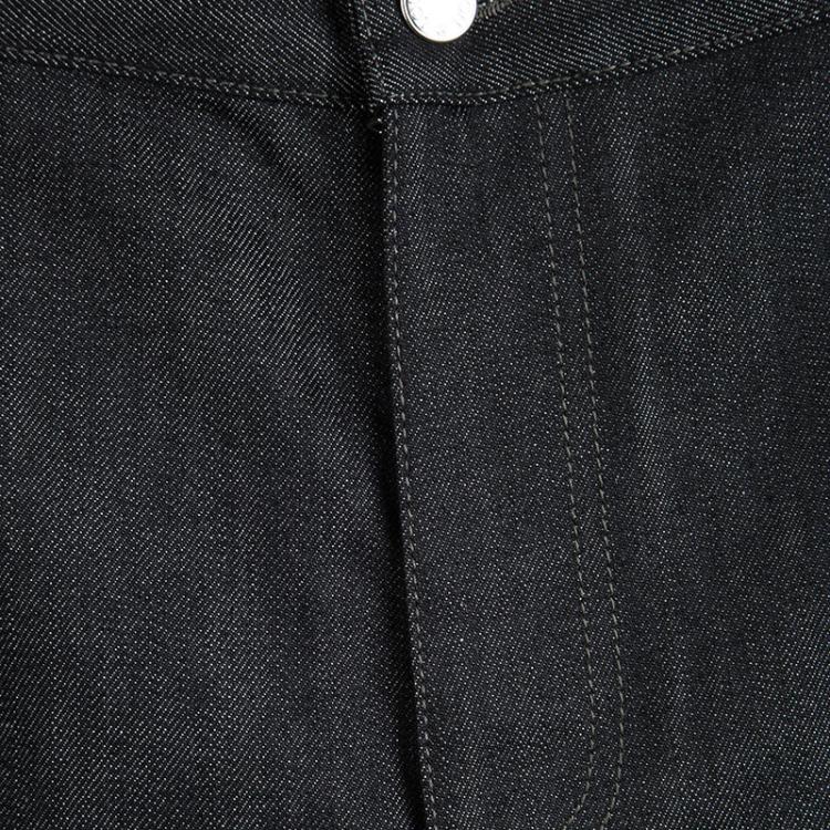 Pre Owned Louis Vuitton Dark Grey Denim Boot Cut Jeans 3XL