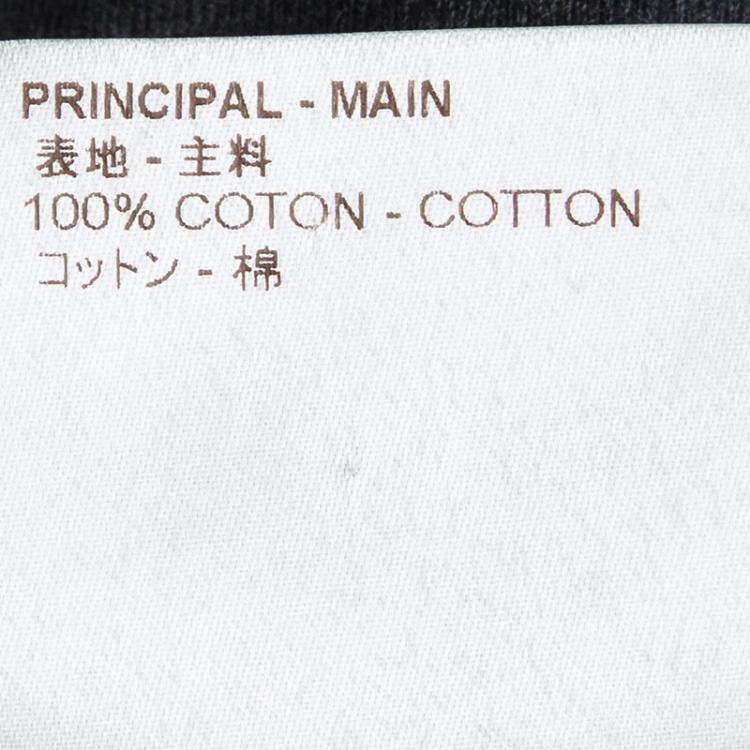 Pre Owned Louis Vuitton Grey Crew Neck T-Shirt L