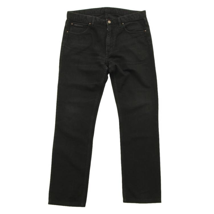 Louis Vuitton Black Straight Fit Jeans L