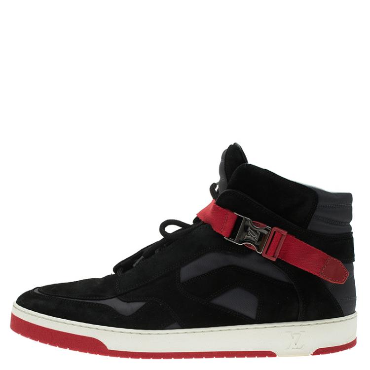 red and black louis vuitton shoes