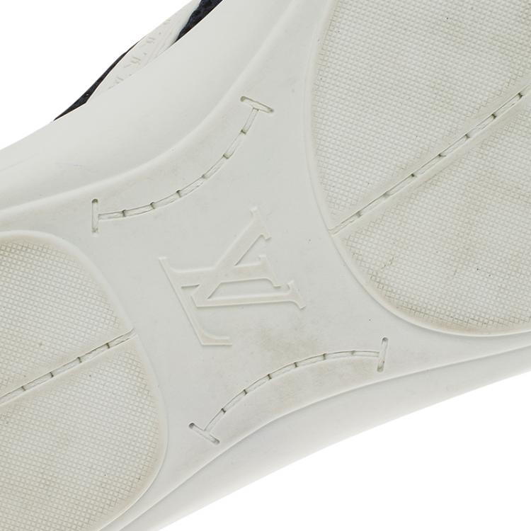 Pre Owned Louis Vuitton Two Tone Criss Cross Sandals Size 42.5