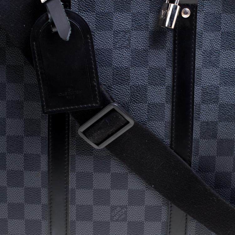 Pre Owned Louis Vuitton Damier Graphite Canvas Porte Documents Voyage Travel Bag
