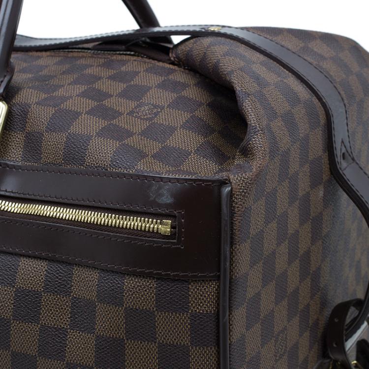 Pre Owned Louis Vuitton Damier Ebene Coated Canvas Eole Rolling Luggage 50 cm