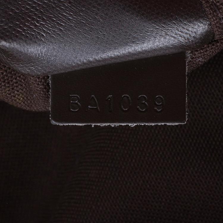 Pre Owned Louis Vuitton Damier Ebene Coated Canvas Eole Rolling Luggage 50 cm