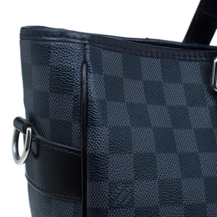 Pre Owned Louis Vuitton Damier Graphite Canvas Tadao Tote
