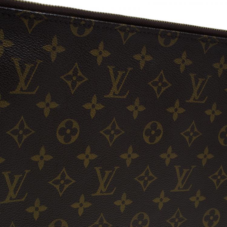 Pre Owned Louis Vuitton Monogram Canvas Poche Documents Holder