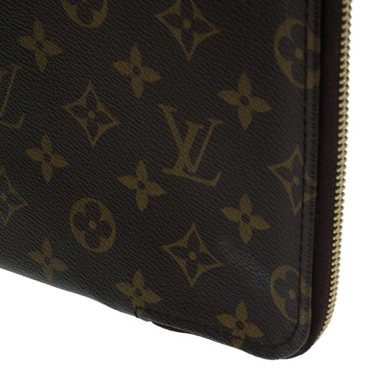 Pre Owned Louis Vuitton Monogram Canvas Poche Documents Holder