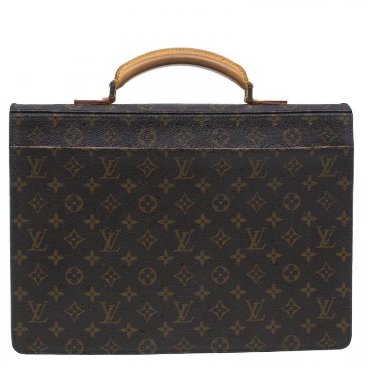 Pre Owned Louis Vuitton Monogram Canvas Laguito Briefcase