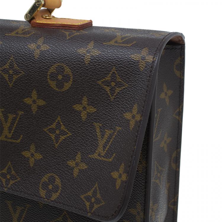 Pre Owned Louis Vuitton Monogram Canvas Laguito Briefcase