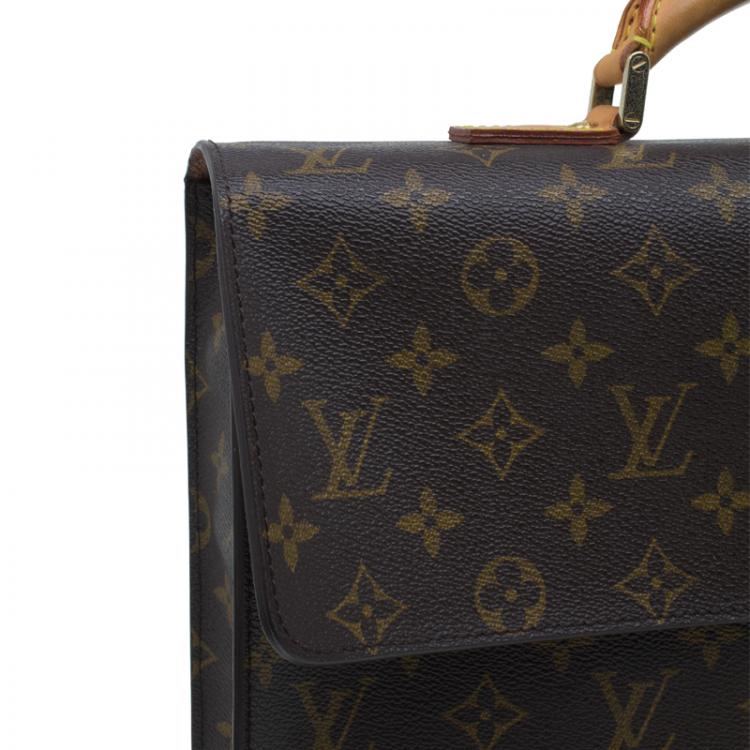 Pre Owned Louis Vuitton Monogram Canvas Laguito Briefcase