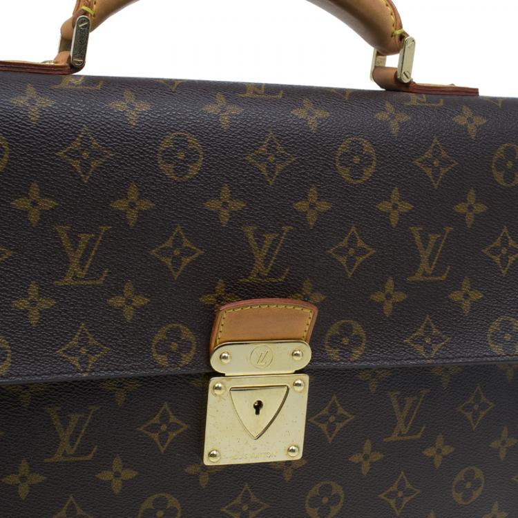 Pre Owned Louis Vuitton Monogram Canvas Laguito Briefcase
