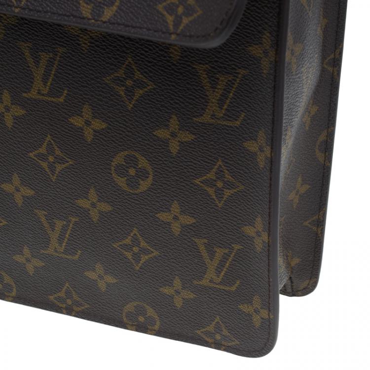 Pre Owned Louis Vuitton Monogram Canvas Laguito Briefcase