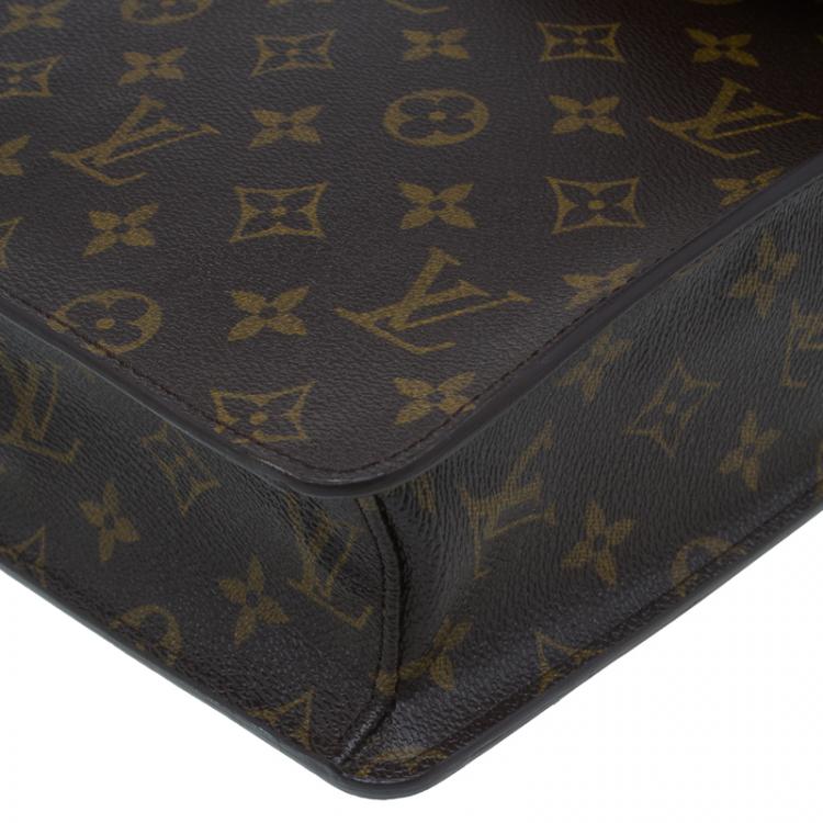 Pre Owned Louis Vuitton Monogram Canvas Laguito Briefcase