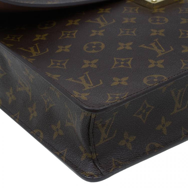 Pre Owned Louis Vuitton Monogram Canvas Laguito Briefcase