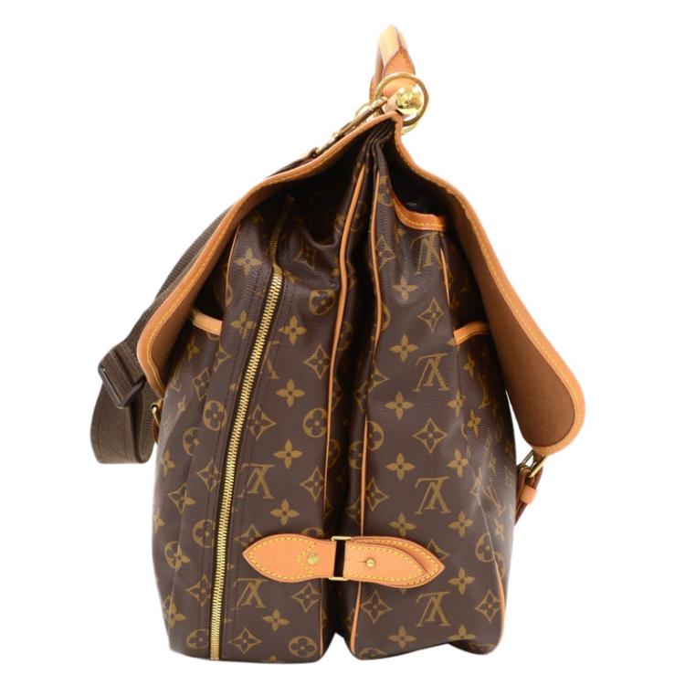 Pre Owned Louis Vuitton Monogram Canvas Sac Chasse Hunting Bag 