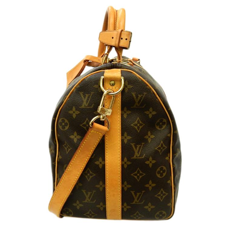 Pre Owned Louis Vuitton Monogram Canvas Keepall Bandouliere 45