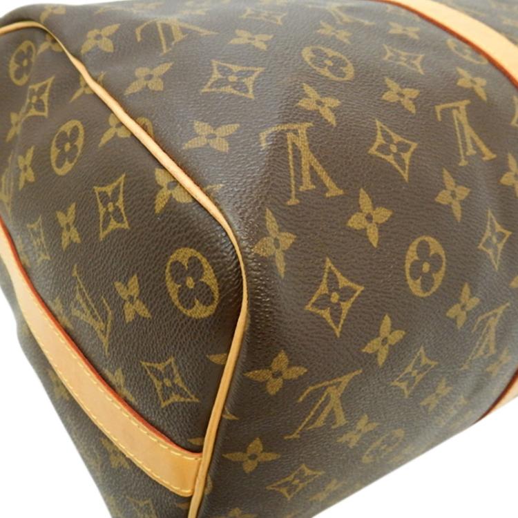 Pre Owned Louis Vuitton Monogram Canvas Keepall Bandouliere 45