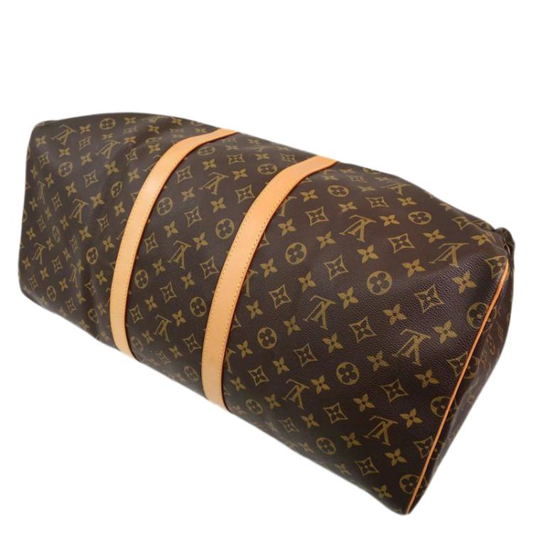 Pre Owned Louis Vuitton Monogram Canvas Keepall 55