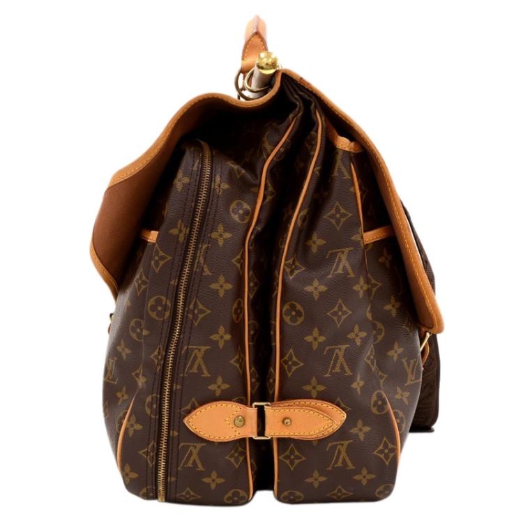Pre Owned Louis Vuitton Monogram Canvas Sac Chasse Hunting Bag 