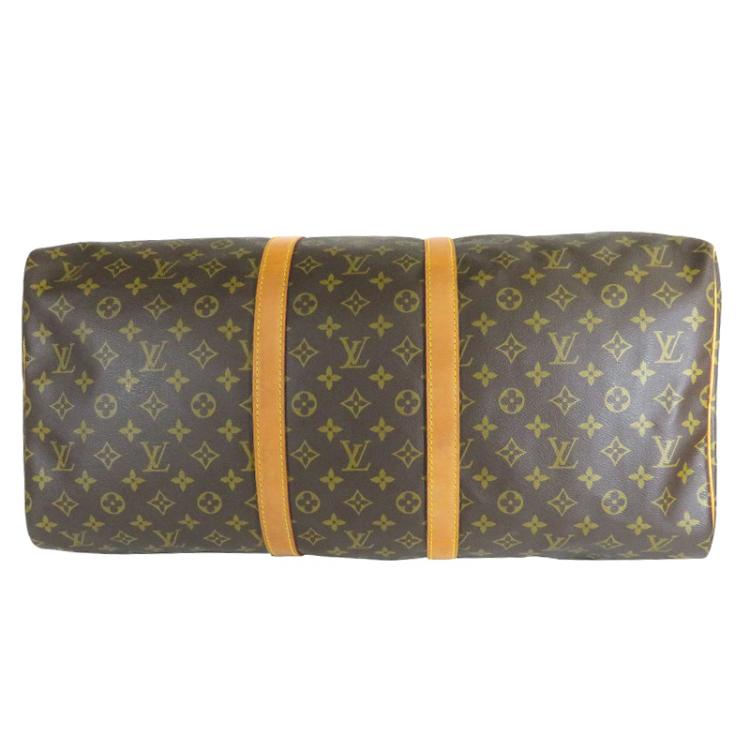 Pre Owned Louis Vuitton Monogram Canvas Keepall 55
