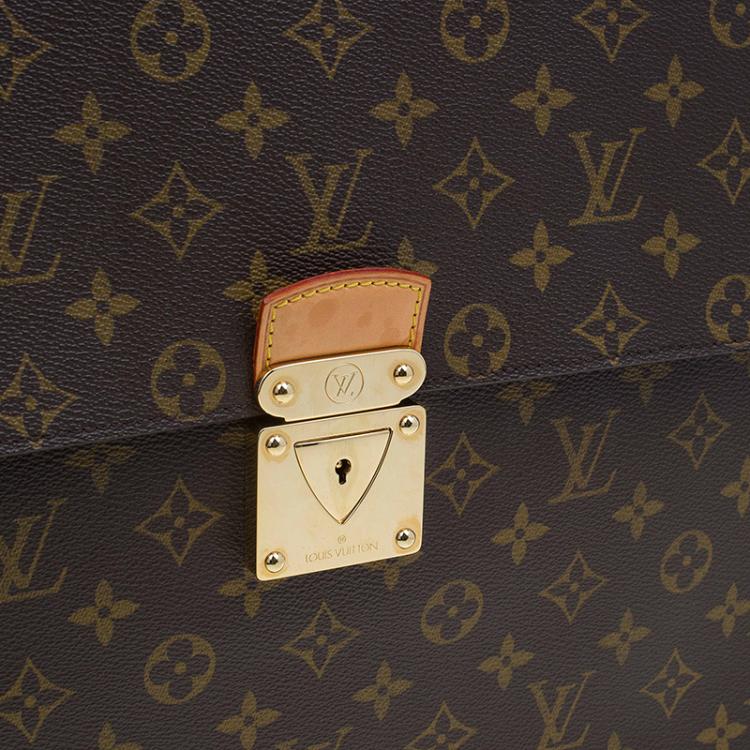 Pre Owned Louis Vuitton Monogram Canvas Laguito Briefcase
