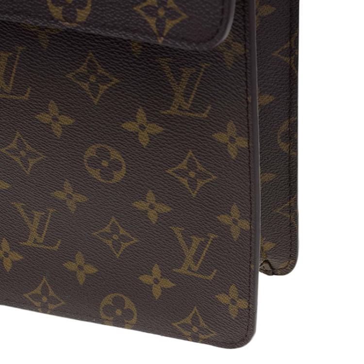 Pre Owned Louis Vuitton Monogram Canvas Laguito Briefcase