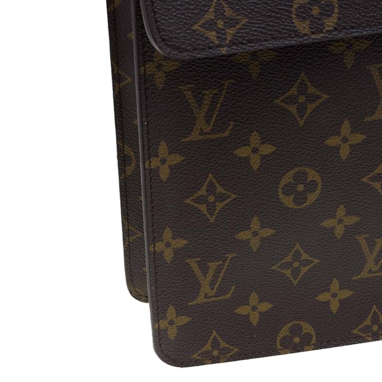 Pre Owned Louis Vuitton Monogram Canvas Laguito Briefcase