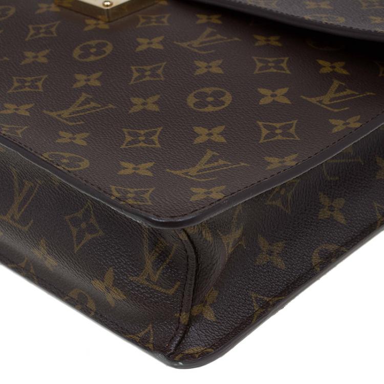 Pre Owned Louis Vuitton Monogram Canvas Laguito Briefcase