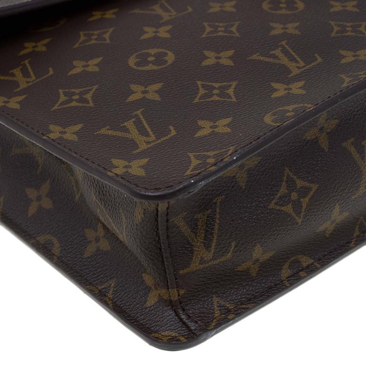Pre Owned Louis Vuitton Monogram Canvas Laguito Briefcase
