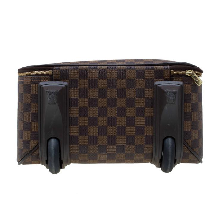 Pre Owned Louis Vuitton Damier Ebene Canvas Pegase 45 Luggage