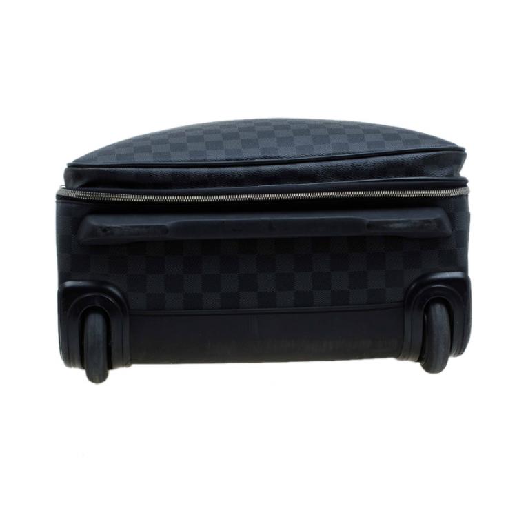 Pre Owned Louis Vuitton Damier Graphite Business Pegase Trolley 55