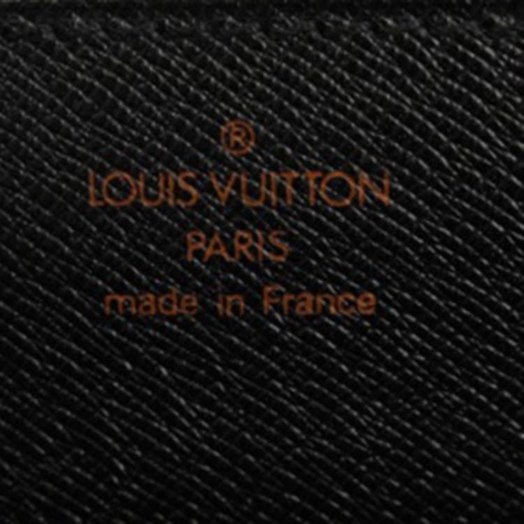Pre Owned Louis Vuitton Black Epi Leather Serviette Conseiller Business Bag