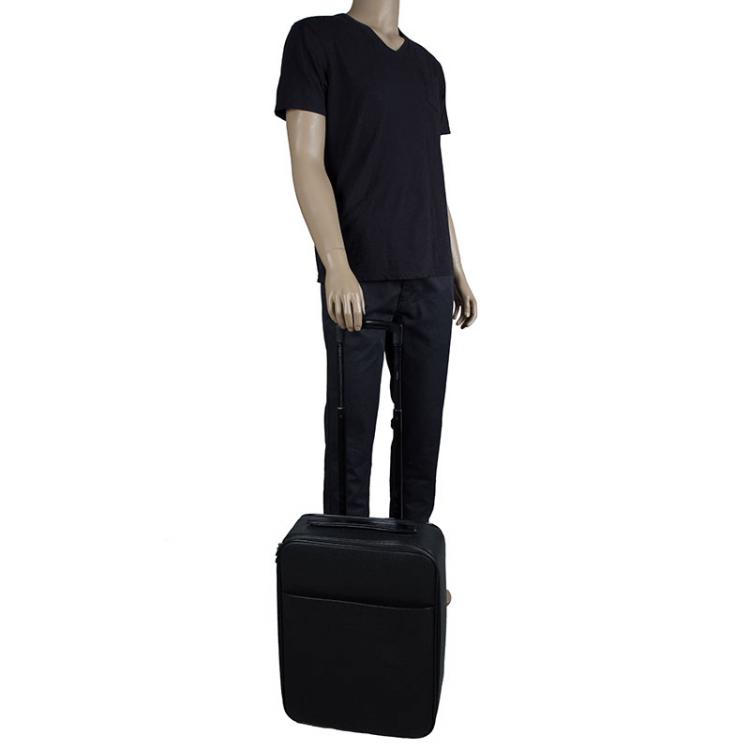 Pre Owned Louis Vuitton Ardoise Taiga Leather Pegase 45 Business Luggage